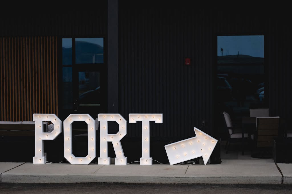 Tent, table and chair rentals for a Port of Chelan County corporate event
