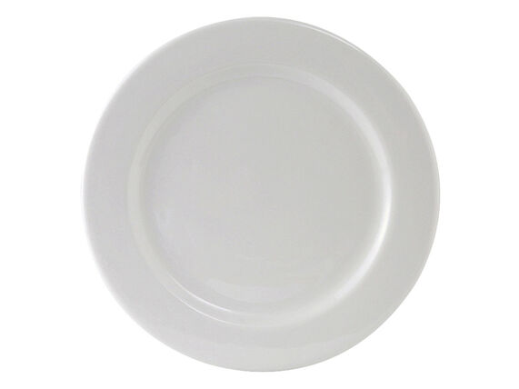 White china dinner plate 10.5 inch rental