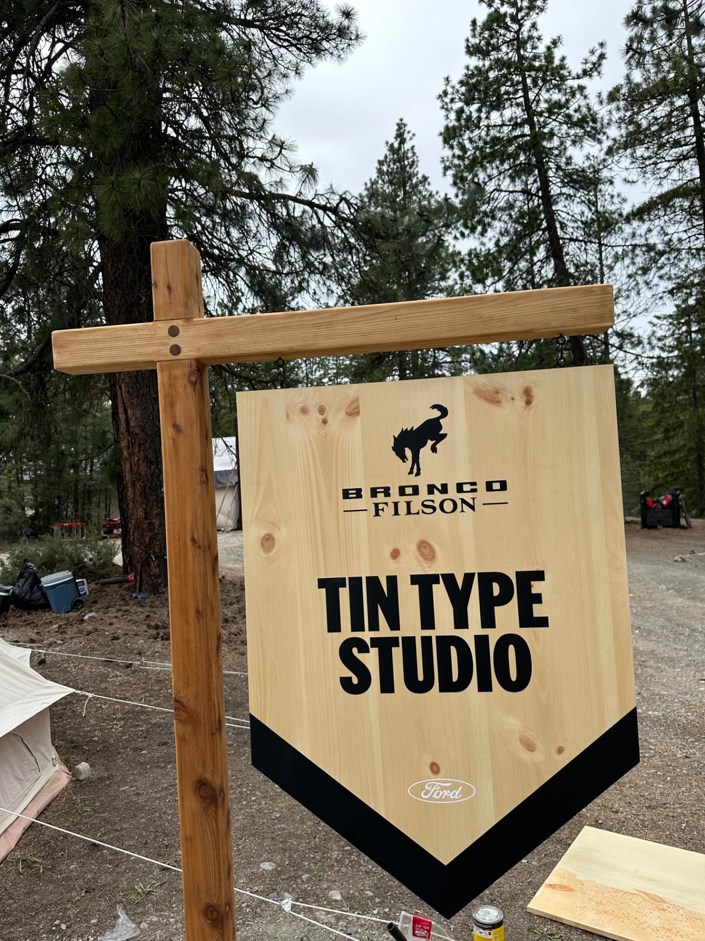 Ford Bronco corporate activation with tent rentals at Suncadia Resort in Cle Elum, Washington